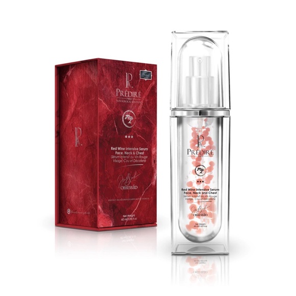 PREDIRE PARIS Red Wine Intensive Serum Face Neck and Chest MSRP $980 new sealed